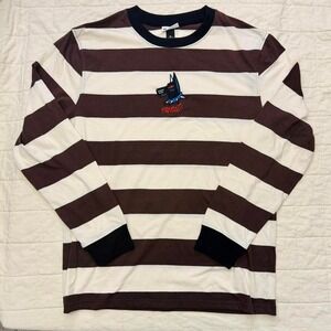 NTW Men's Medium Monet Striped Long Sleeve Tee